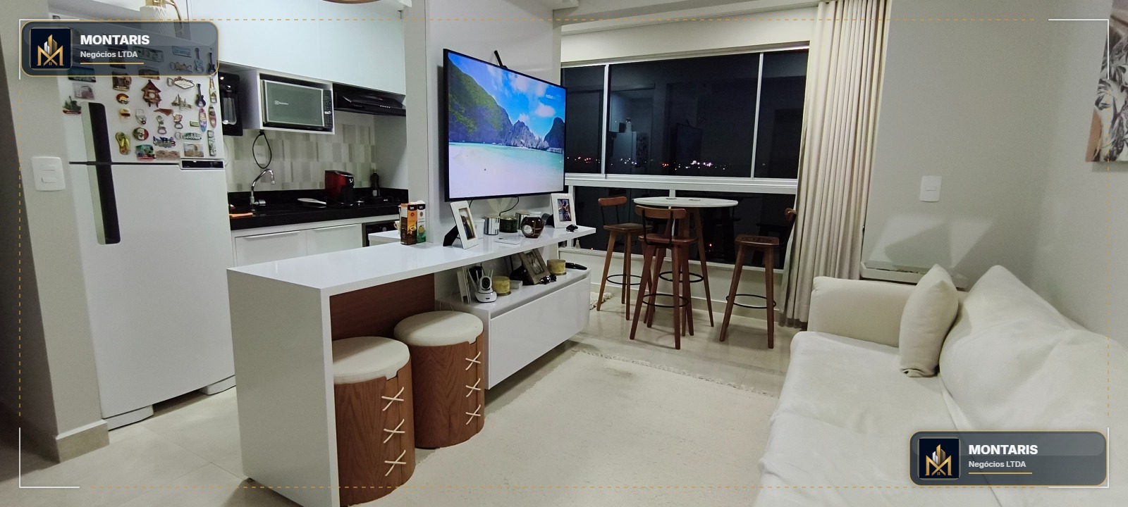 Apartamento de 02 Quartos com vista para área de lazer
